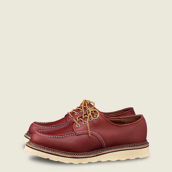 Red Wing Oxford Classic - Russet Portage Leather - Burgundy - Mens VID418759